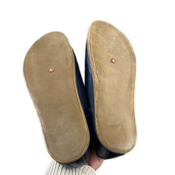 Aintap Barefoot Leather Oxfords 40 Navy Blue Womens Shoes Zero Drop Comfort - Picture 6 of 7